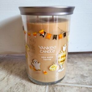 Yankee Candle Signature Large Tumbler Seasonal Boo Nana Toffee 20 Oz Fall Candle